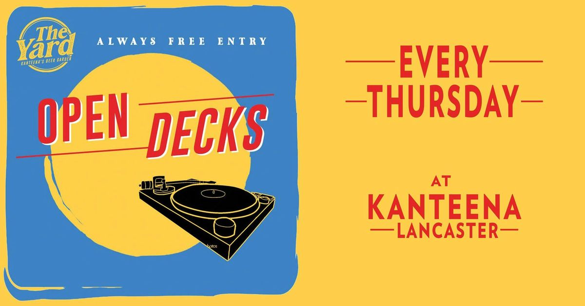Open Decks Every Thursday ‼️, 28 August | Event in Lancaster | AllEvents