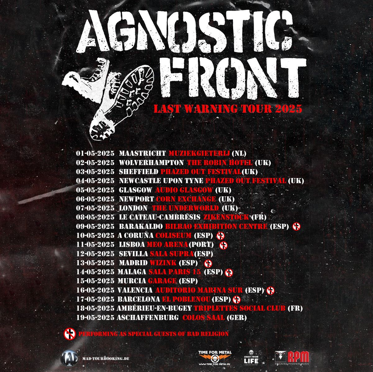 Agnostic Front, 4 December | Event in Atlantic City | AllEvents