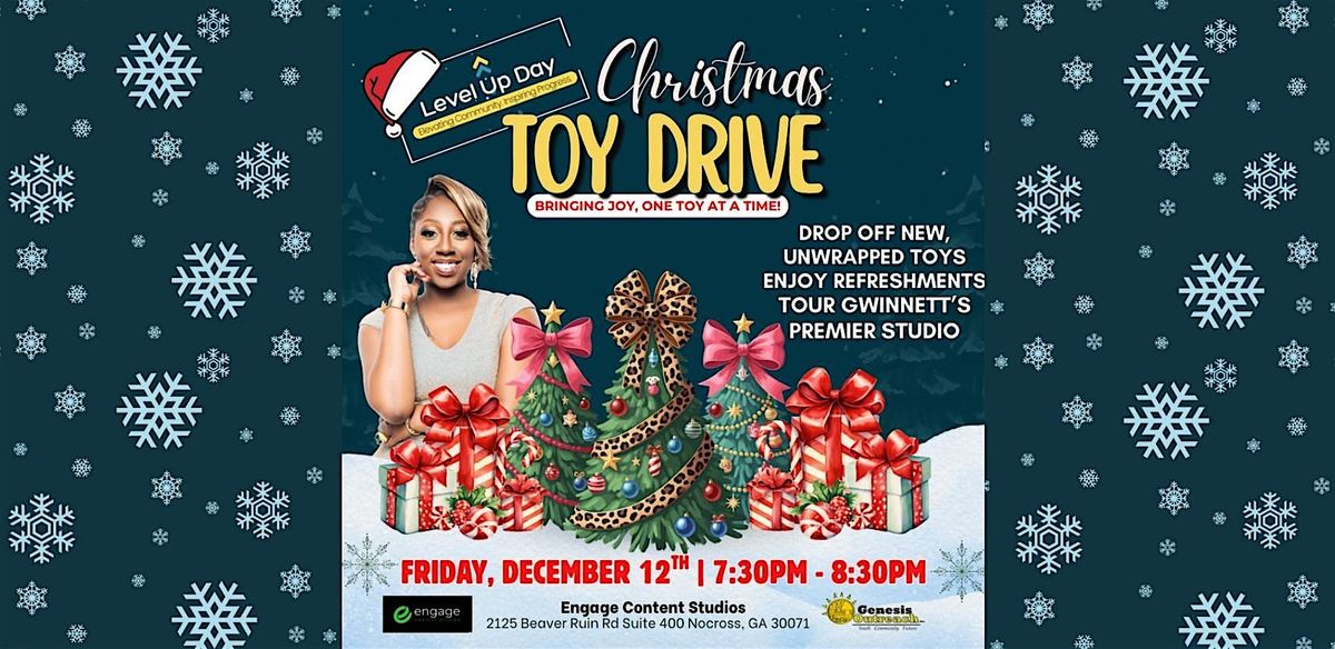 Danielle Tuwano’s Level Up Day Holiday Toy Drive, 12 December | Event in Norcross | AllEvents