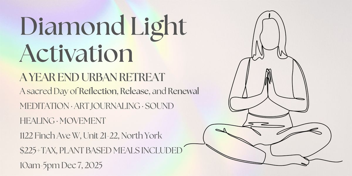 Diamond Light Activation: A Year End Urban Retreat, 7 December | Event in Toronto | AllEvents