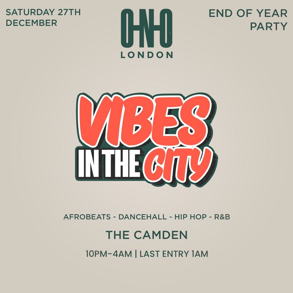 Vibes In The City - End Of Year Party, 27 December | Event in London | AllEvents