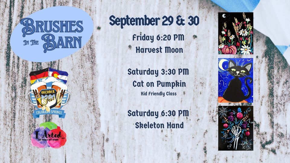 Brushes in the Barn at OktoberFest, Colorado Springs Oktoberfest