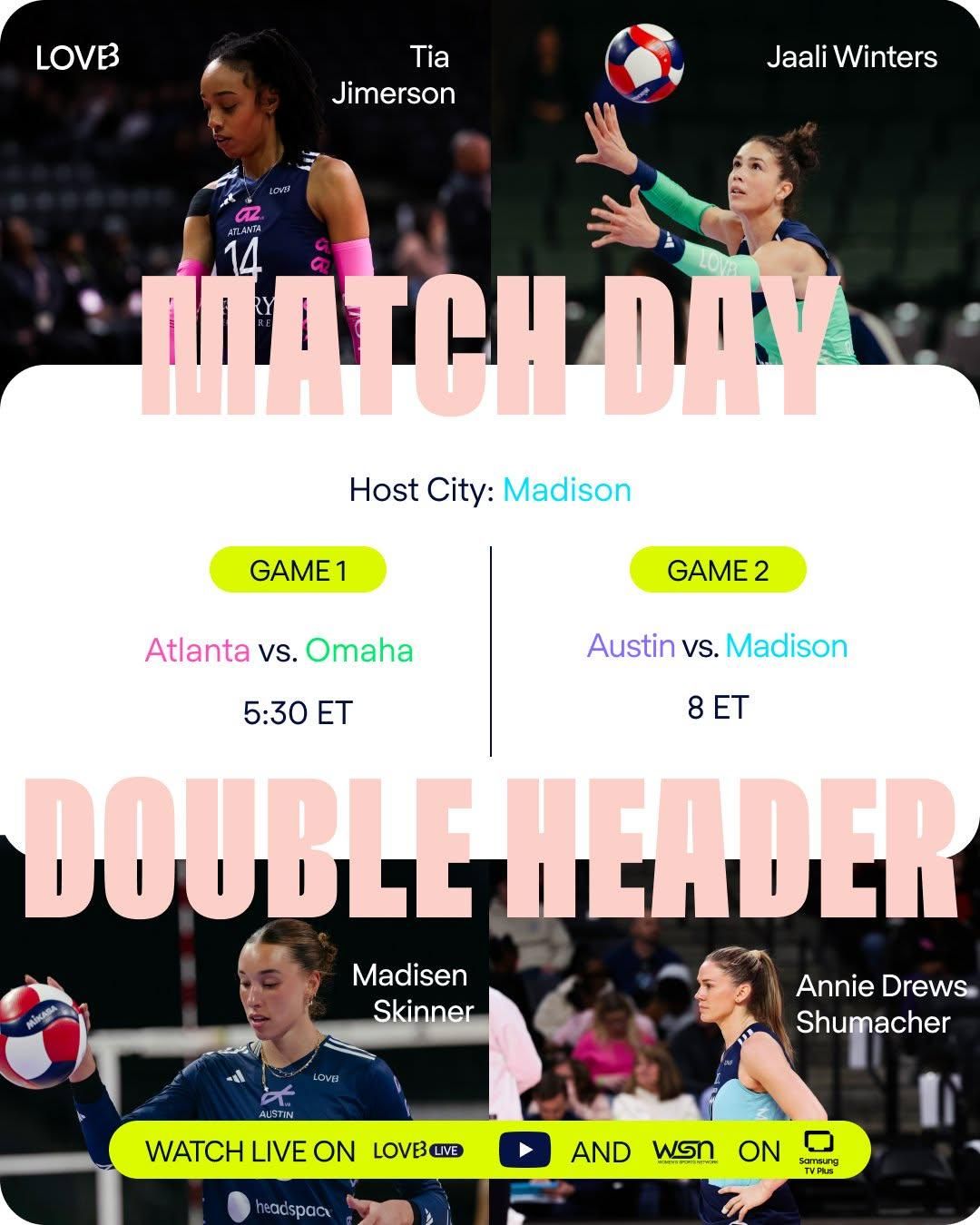 LOVB Atlanta at LOVB Madison at Coliseum at Alliant Energy Center, 7 February | Event in Madison | AllEvents