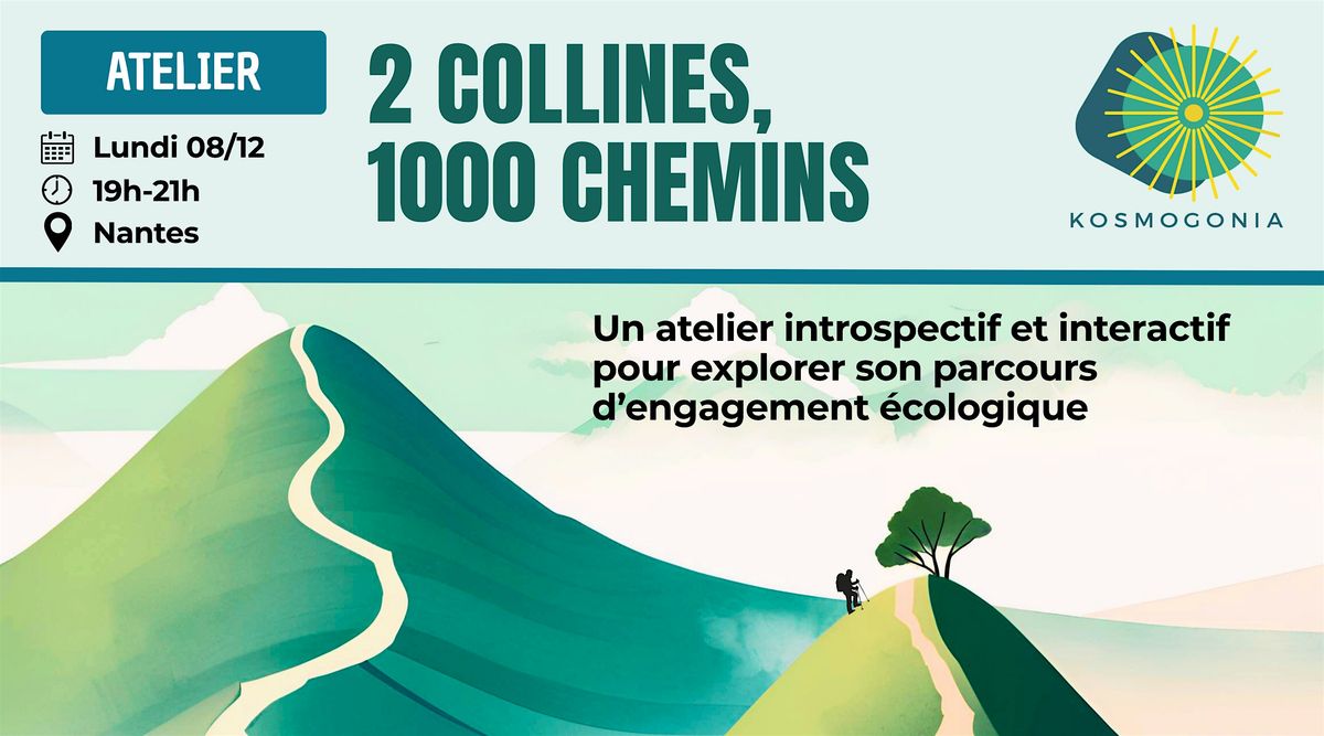 2 collines, 1000 chemins (atelier - Paris), 8 December | Event in Paris | AllEvents