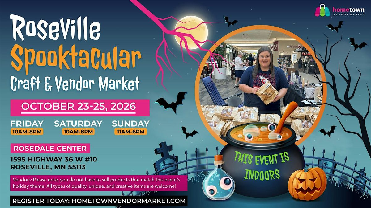 Roseville Spooktacular Craft and Vendor Market