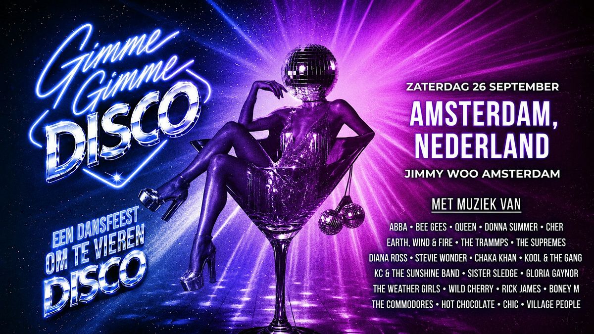 Gimme Gimme Disco at Jimmy Woo