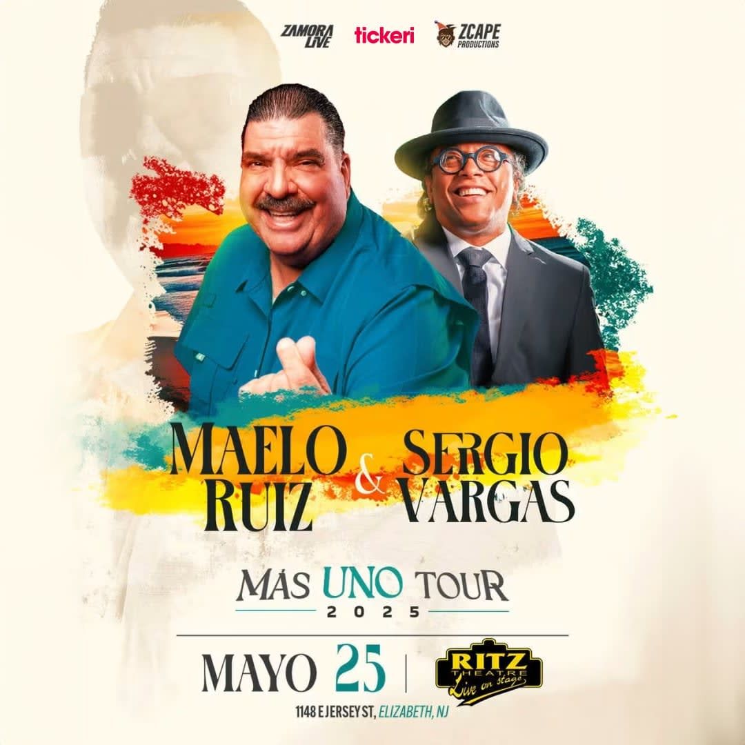 Maelo Ruiz & Sergio Vargas, 24 May | Event in Elizabeth | AllEvents