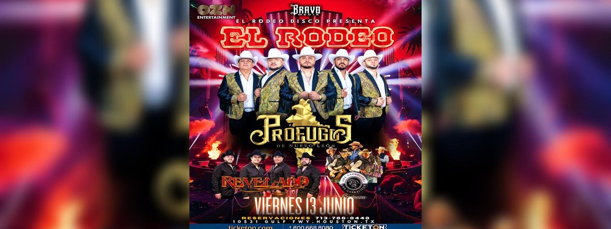 PROFUGOS DE NUEVO LEON & MAS, 13 June | Event in South Houston | AllEvents
