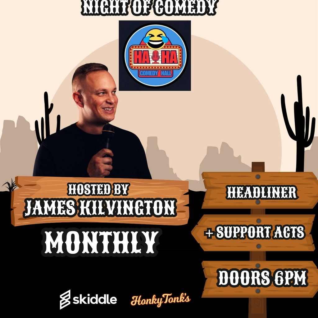 Haha Comedy Hall- Middlesbrough- James Kilvington, 28 August | Event in Middlesbrough | AllEvents