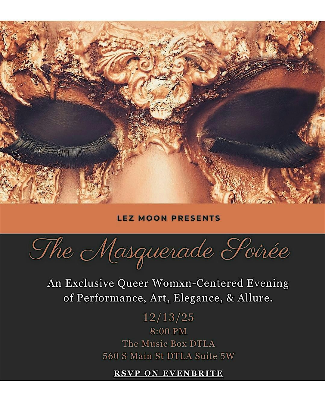 The Masquerade Soirée: A LEZ MOON Experience, 13 December | Event in Los Angeles | AllEvents