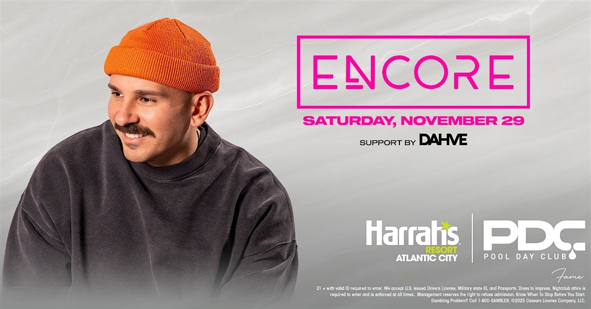 ENCORE at The Pool Day Club, 29 November | Event in Atlantic City | AllEvents