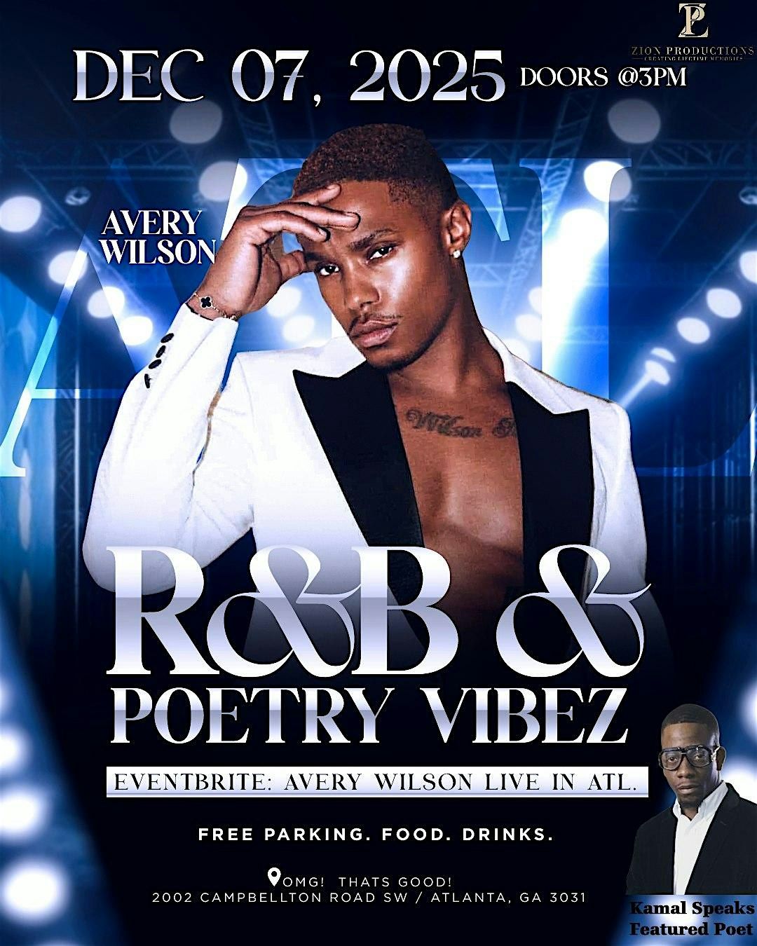 Avery Wilson live in Atlanta, 7 December | Event in Atlanta | AllEvents
