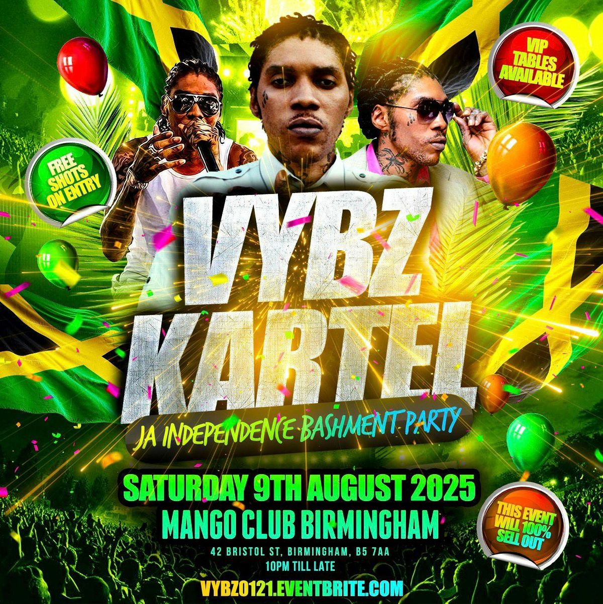 Vybz Kartel - Ja Independence Bashment Party, 9 August | Event in Birmingham | AllEvents