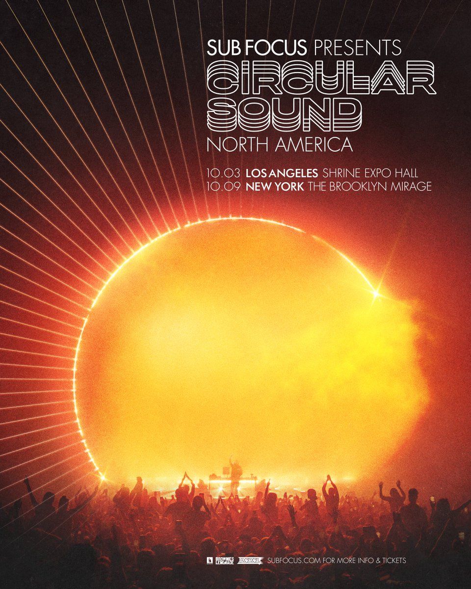 Sub Focus - Circular Sound at Brooklyn Mirage - Avant Gardner, 9 October | Event in Brooklyn | AllEvents