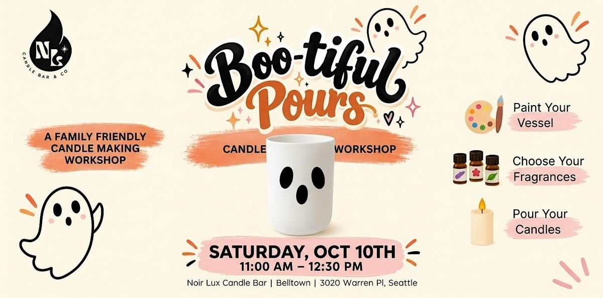 Boo-tiful Pours Candle Making Workshop