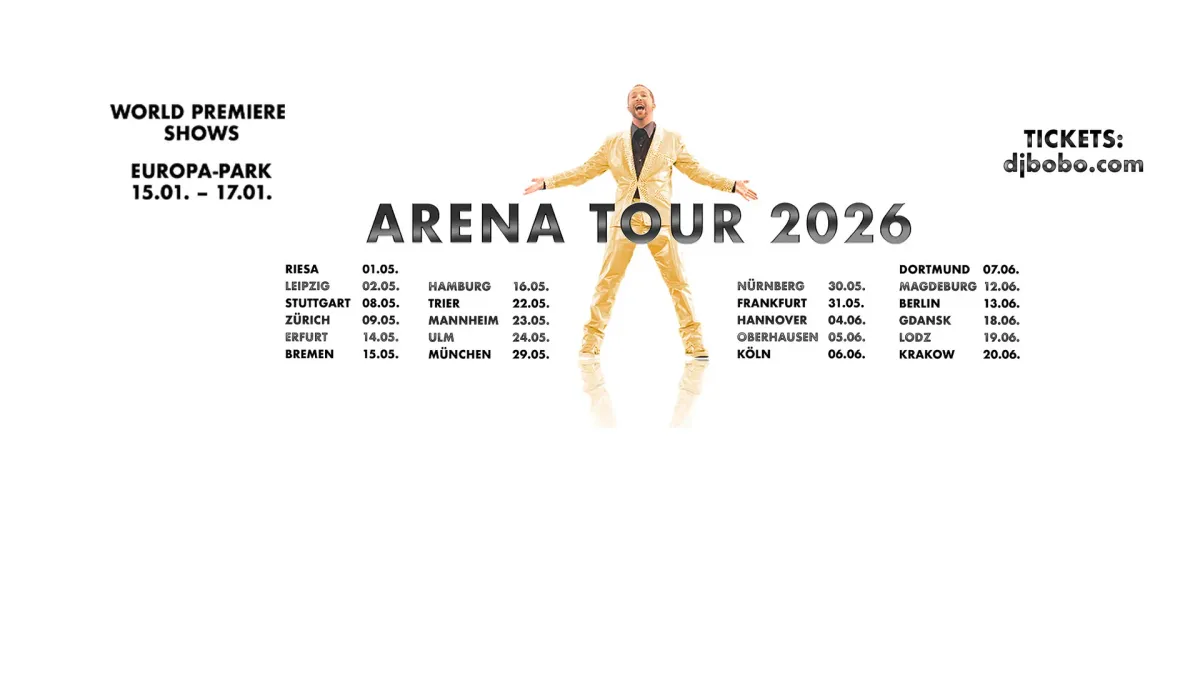 DJ BoBo in LEIPZIG, 2 May | Event in Leipzig | AllEvents