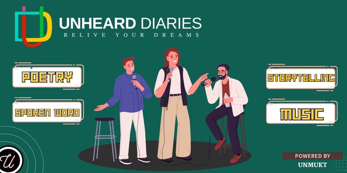 Poetry & Storytelling Open Mic - Unheard Diaries, 31 May | Event in New Delhi | AllEvents