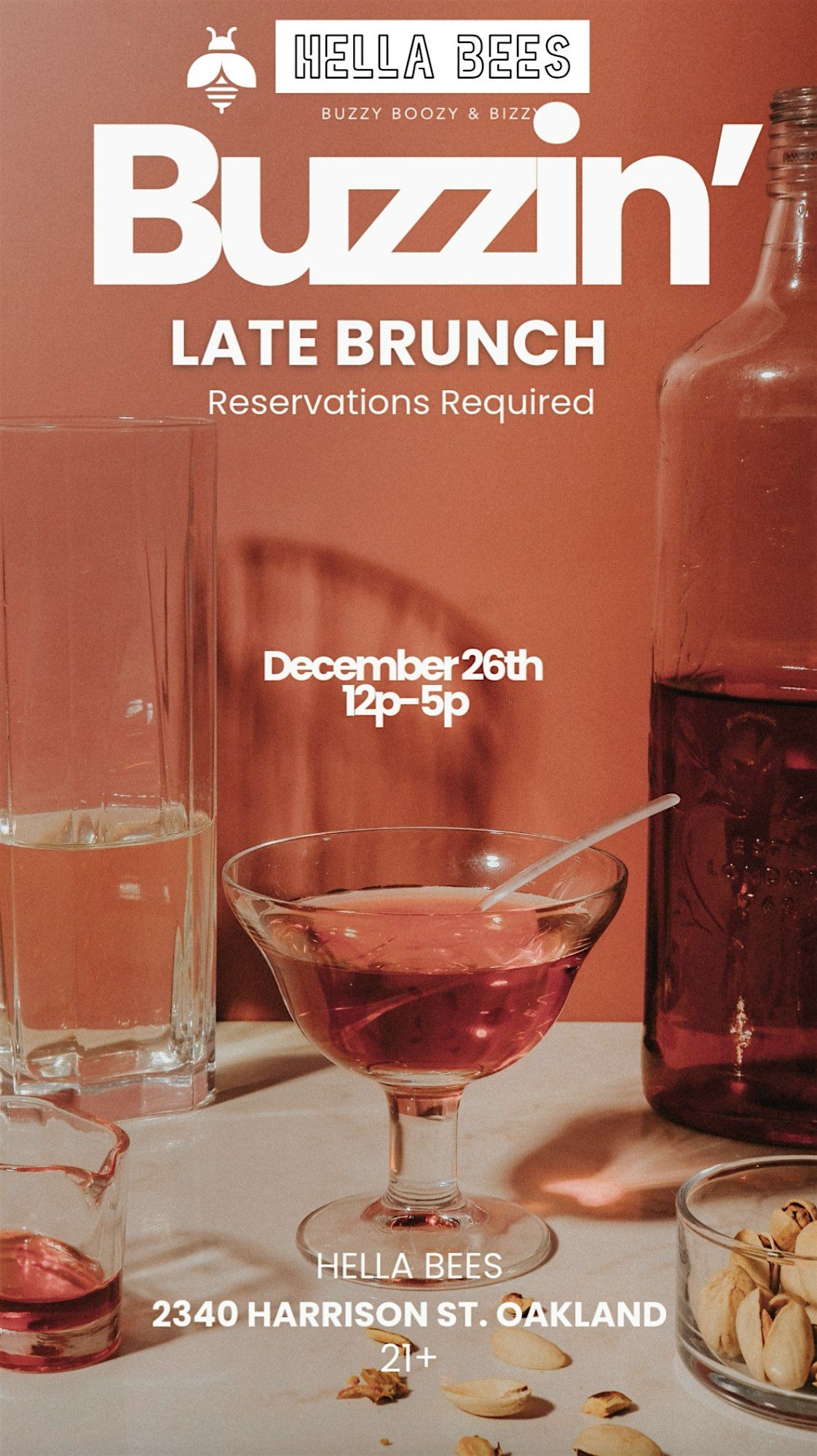 Buzzin 'Late' Brunch, 26 December | Event in Oakland | AllEvents