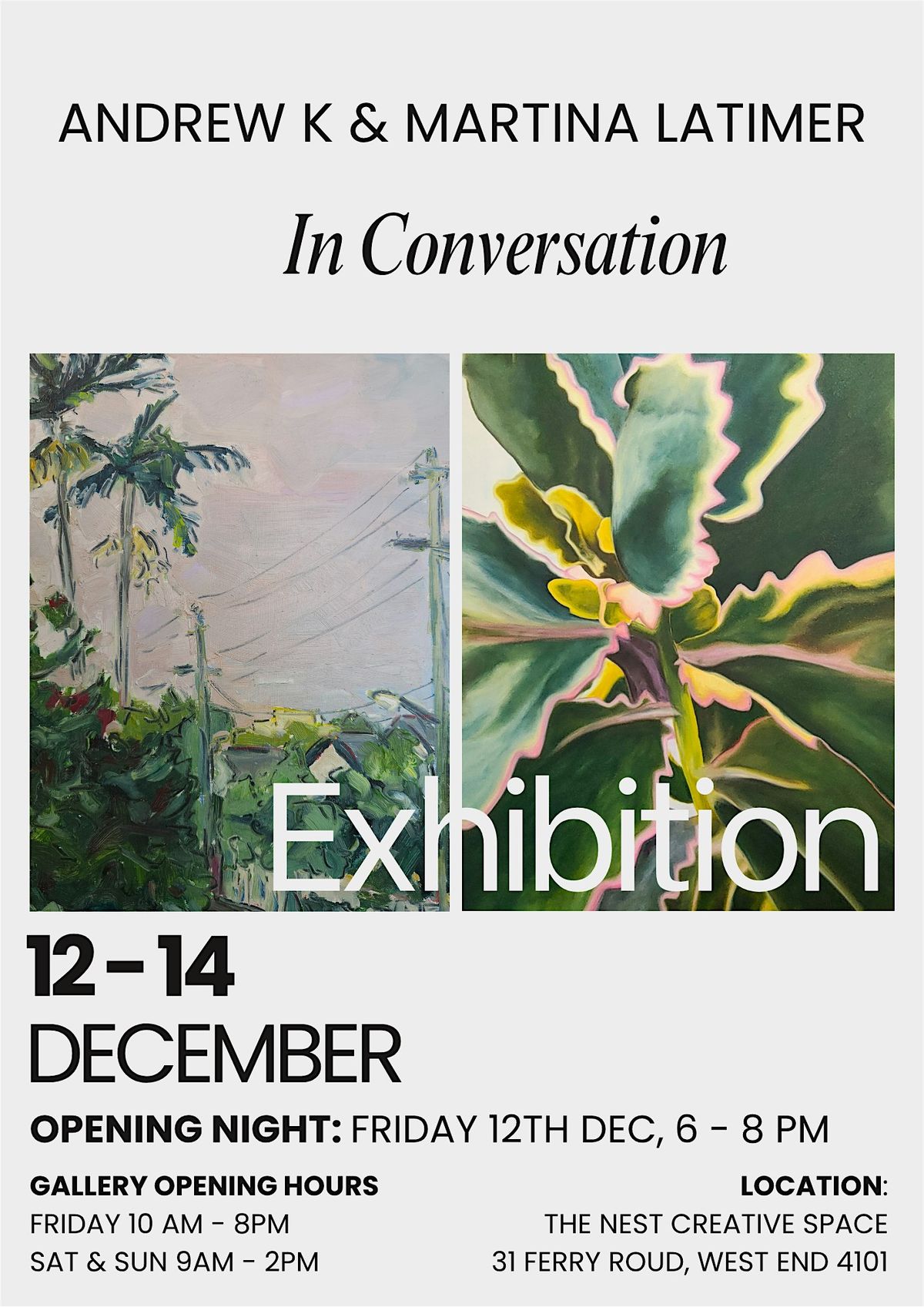 In Conversation - An Art Exhibition, 12 December | Event in West End | AllEvents