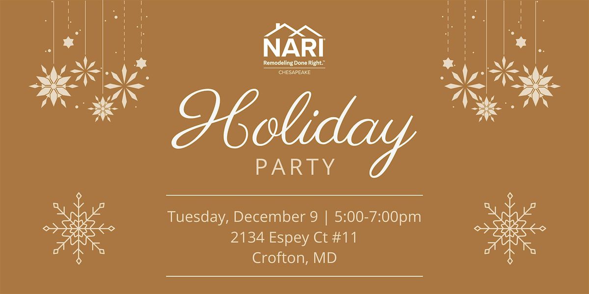 Jingle & Mingle: NARI Holiday Party, 9 December | Event in Crofton | AllEvents