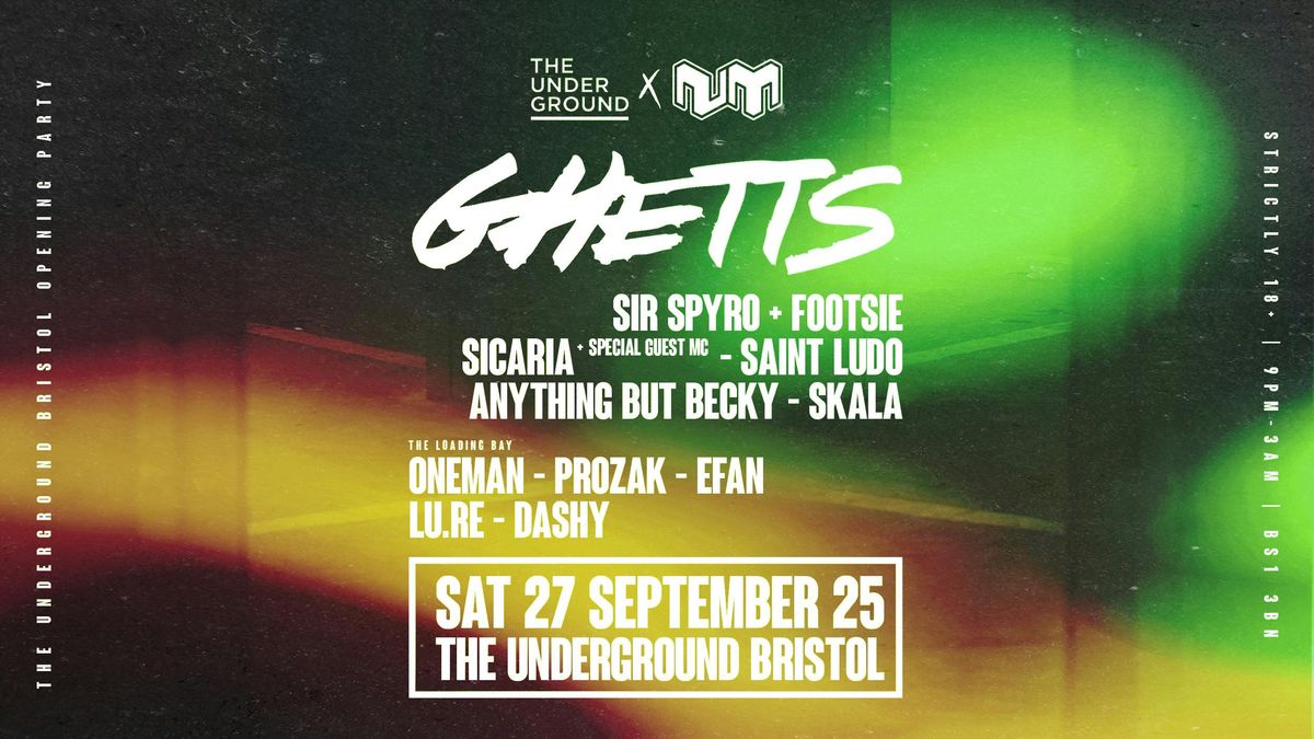 Ghetts &amp; More • The Underground Bristol, 27 September | Event in Bristol | AllEvents