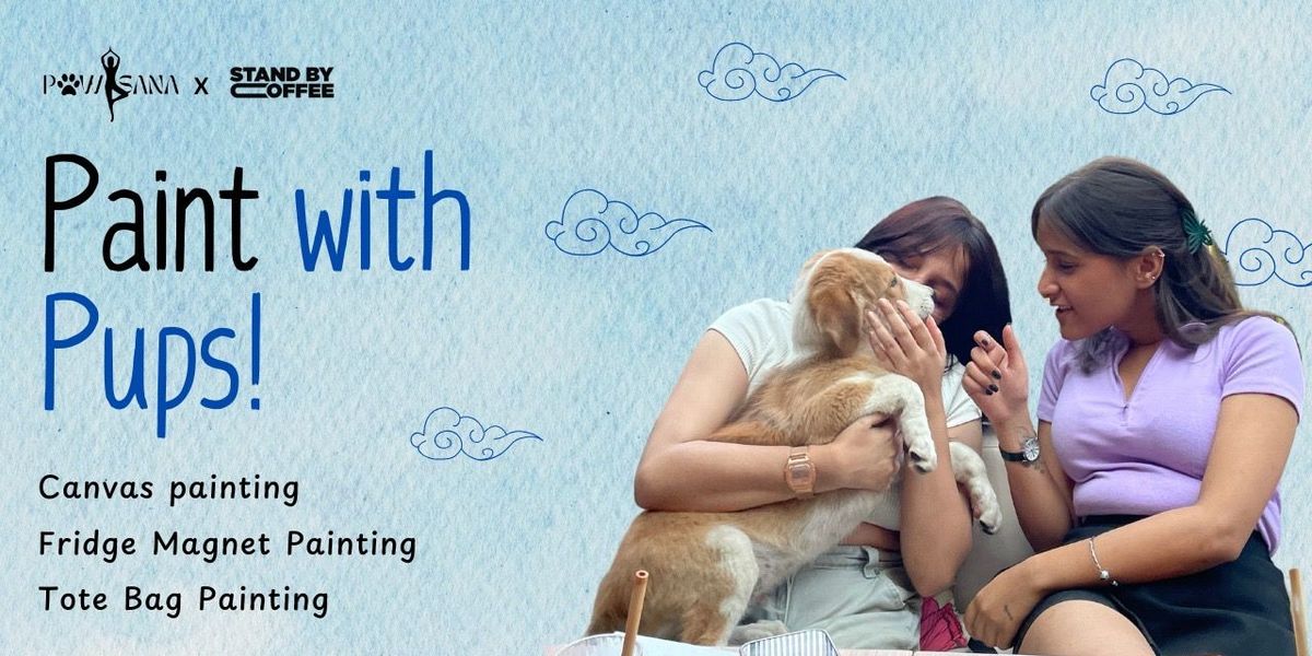 Paint with Puppies by Pawasana, 29 June | Event in Mumbai | AllEvents