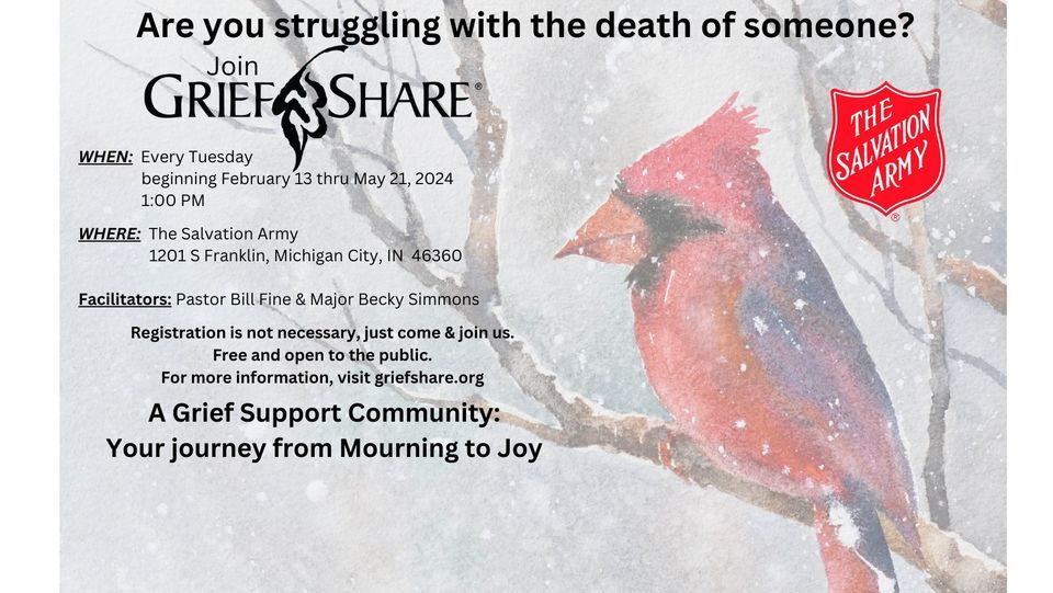 Grief Share, 1201 Franklin St Michigan City, IN, United States, Indiana