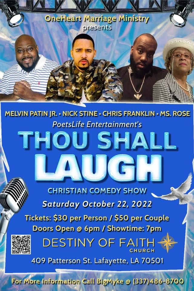 THOU SHALL LAUGH Christian Comedy Show, Destiny of Faith Church