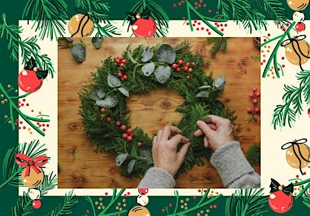 Christmas Wreath Class: Live Wreaths With Mixed Decorative Elements, 7 December | Event in Magnolia | AllEvents