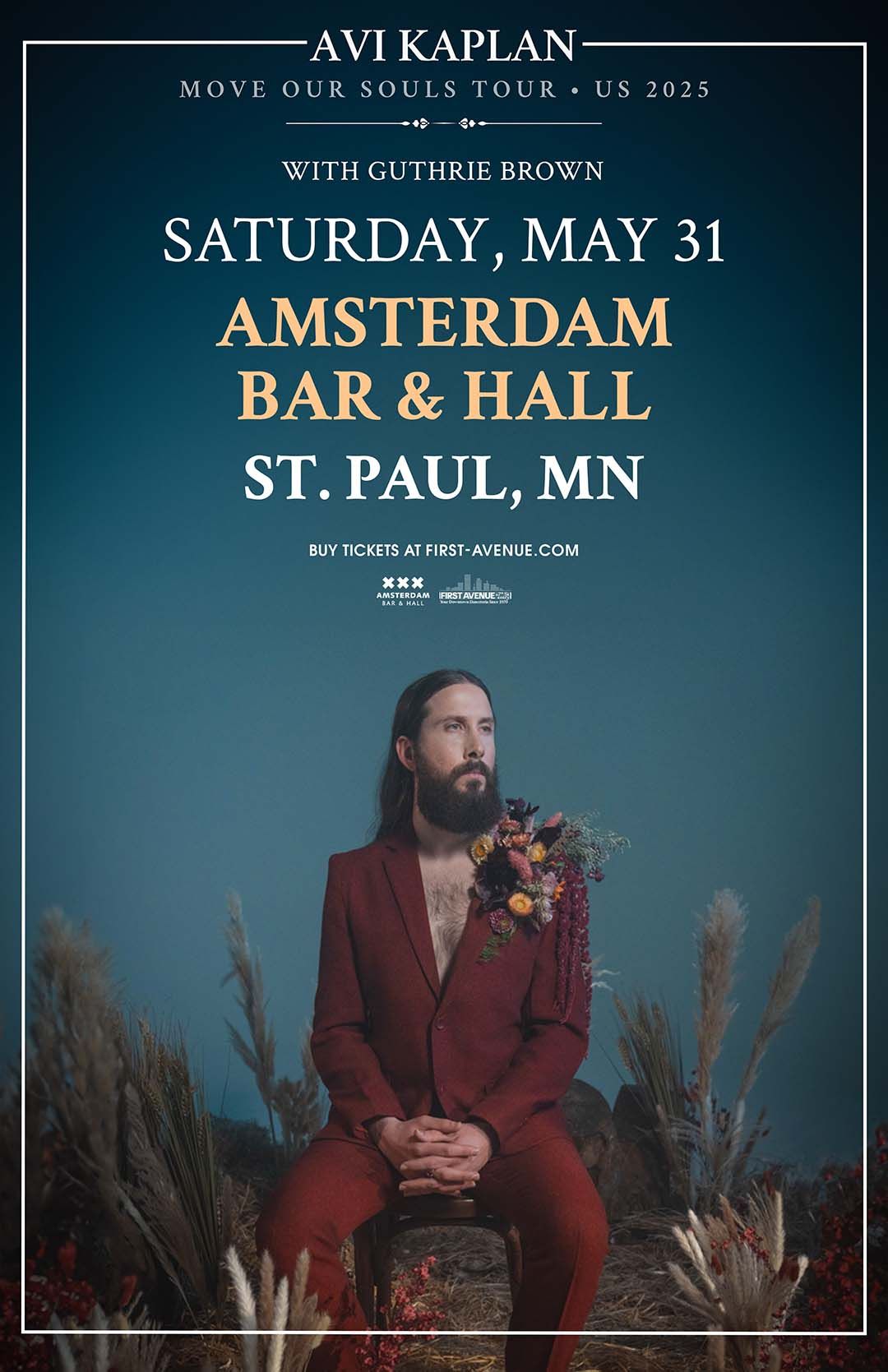 Avi Kaplan, Amsterdam Bar and Hall, Saint Paul, 30 May 2025 | AllEvents