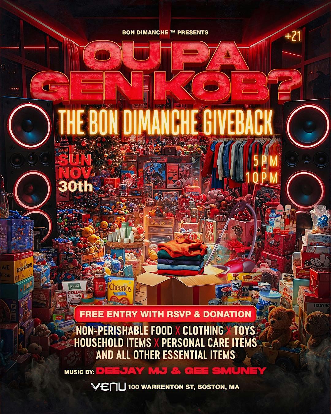 Ou Pa Gen Kob? | Event in Boston | AllEvents