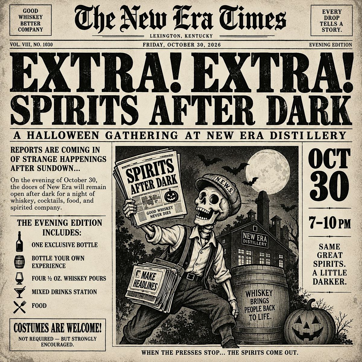 Spirits After Dark @ New Era Distillery