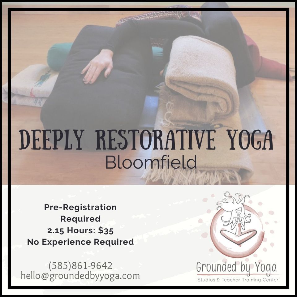 Sunday. 2+hr Deeply Restorative Yoga for self care (limited spaces