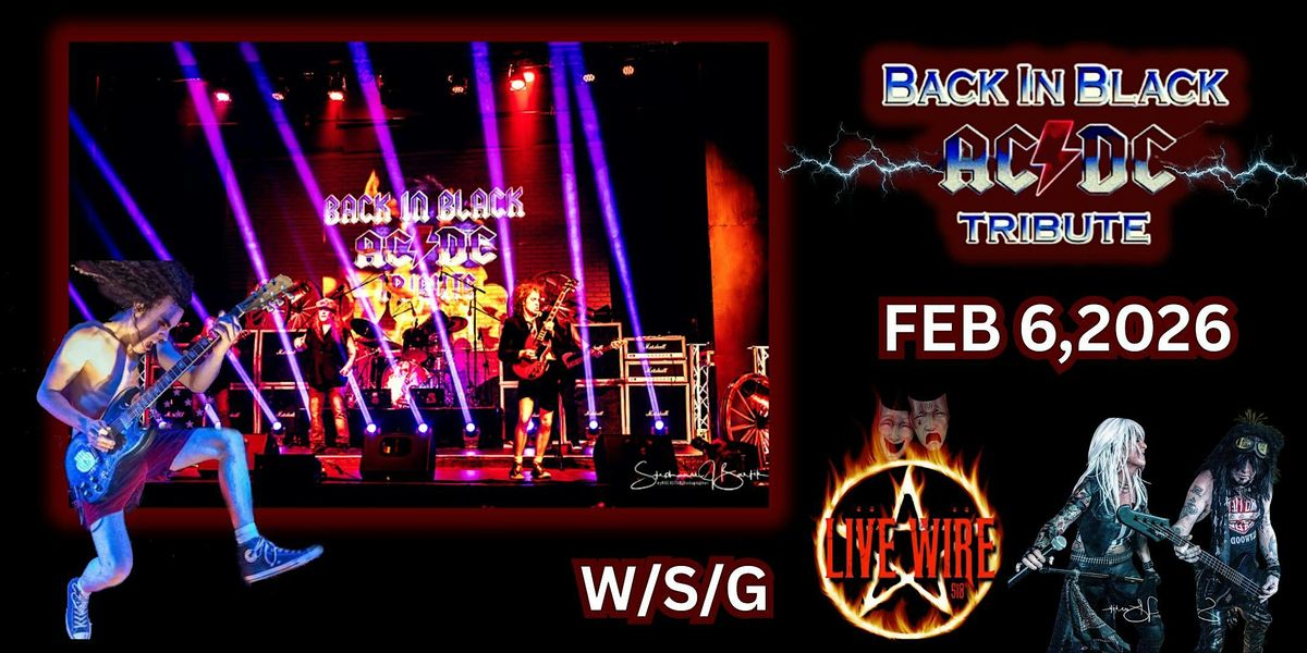 BACK IN BLACK - A True AC/DC Experience w/s/g Livewire 518, 6 February | Event in Hudson Falls | AllEvents