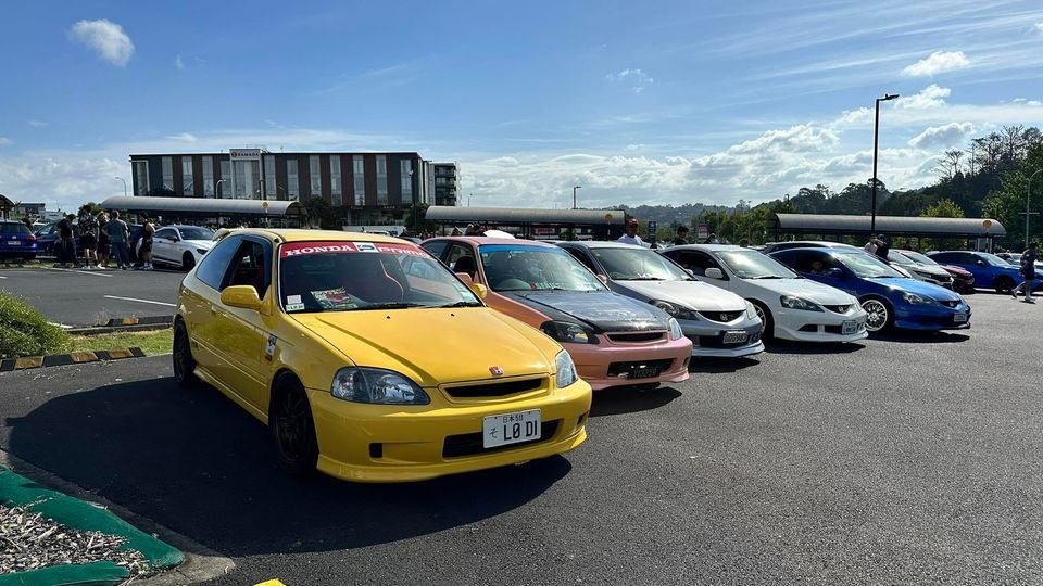 back NZHondas , Albany Park and Ride, Auckland, March 23 2024