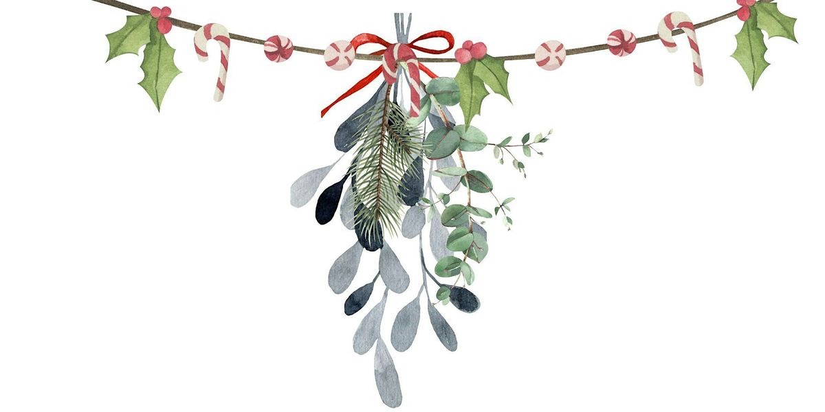 Hanging Green Mistletoe Watercolor Class, 13 December | Event in Windsor | AllEvents