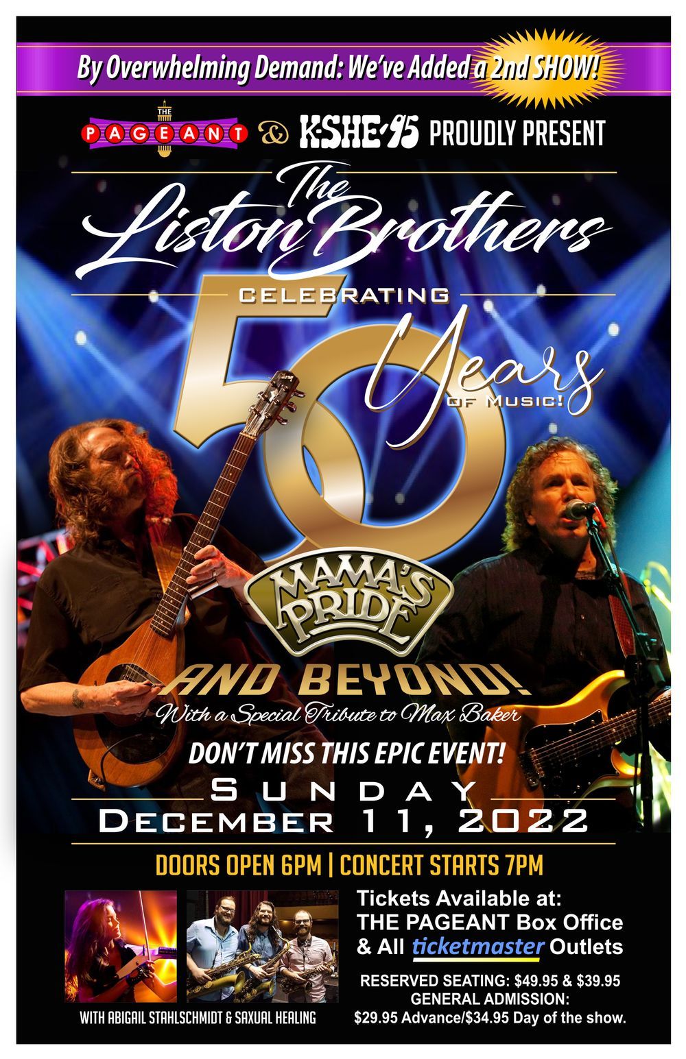 The Liston Brothers at The Pageant, 4 October | Event in St. Louis | AllEvents