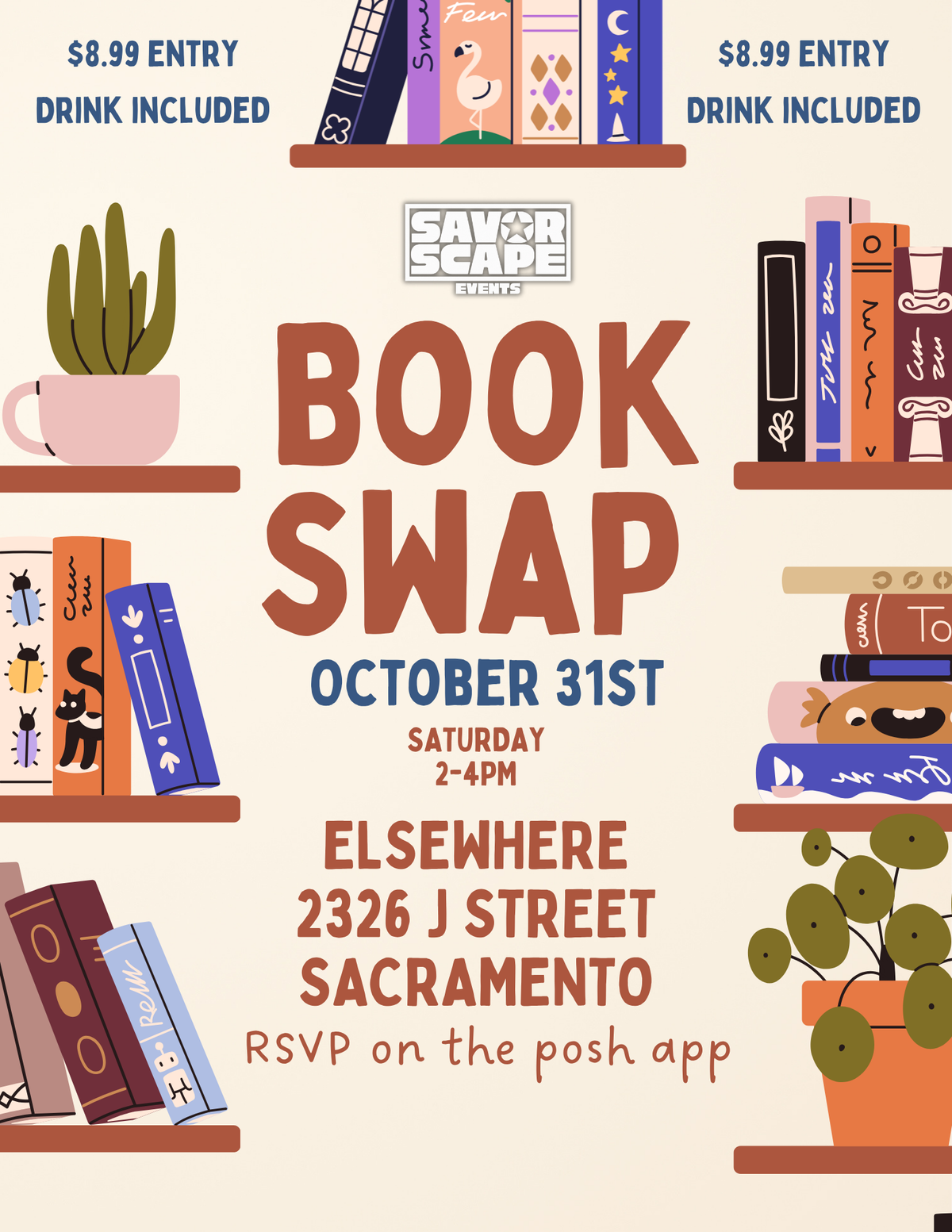 11/7- BOOK SWAP, Elsewhere , Sacramento, 7 November 2026 | AllEvents