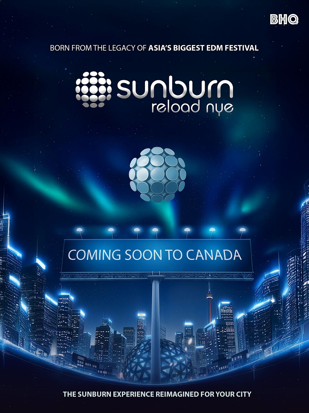 Sunburn Canada | New Year's Eve Concert - Toronto | Sunburn Reload NYE 2025, 31 December | Event in Vaughan