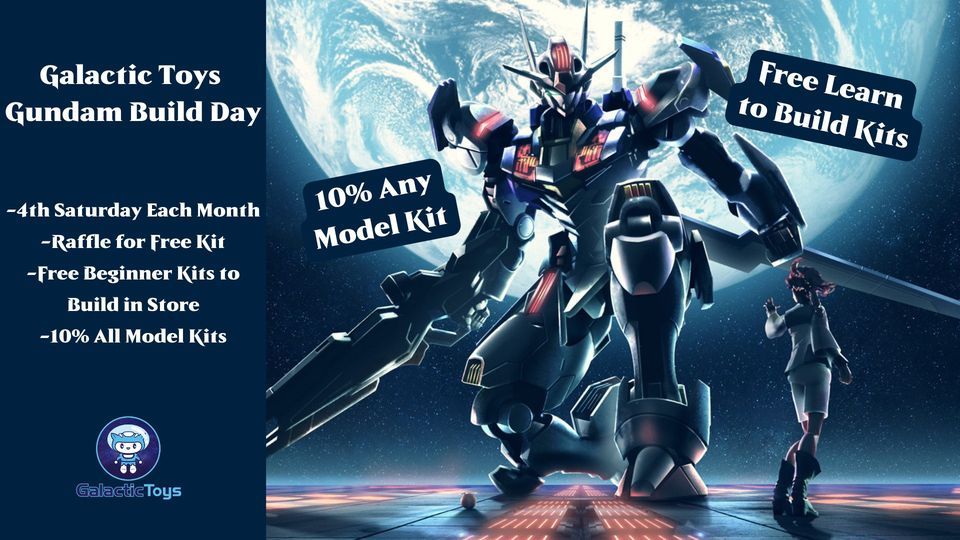 Galactic Toys Gundam build Day, Galactic Toys Store Kentwood (3120 28th St SE, Kentwood, MI