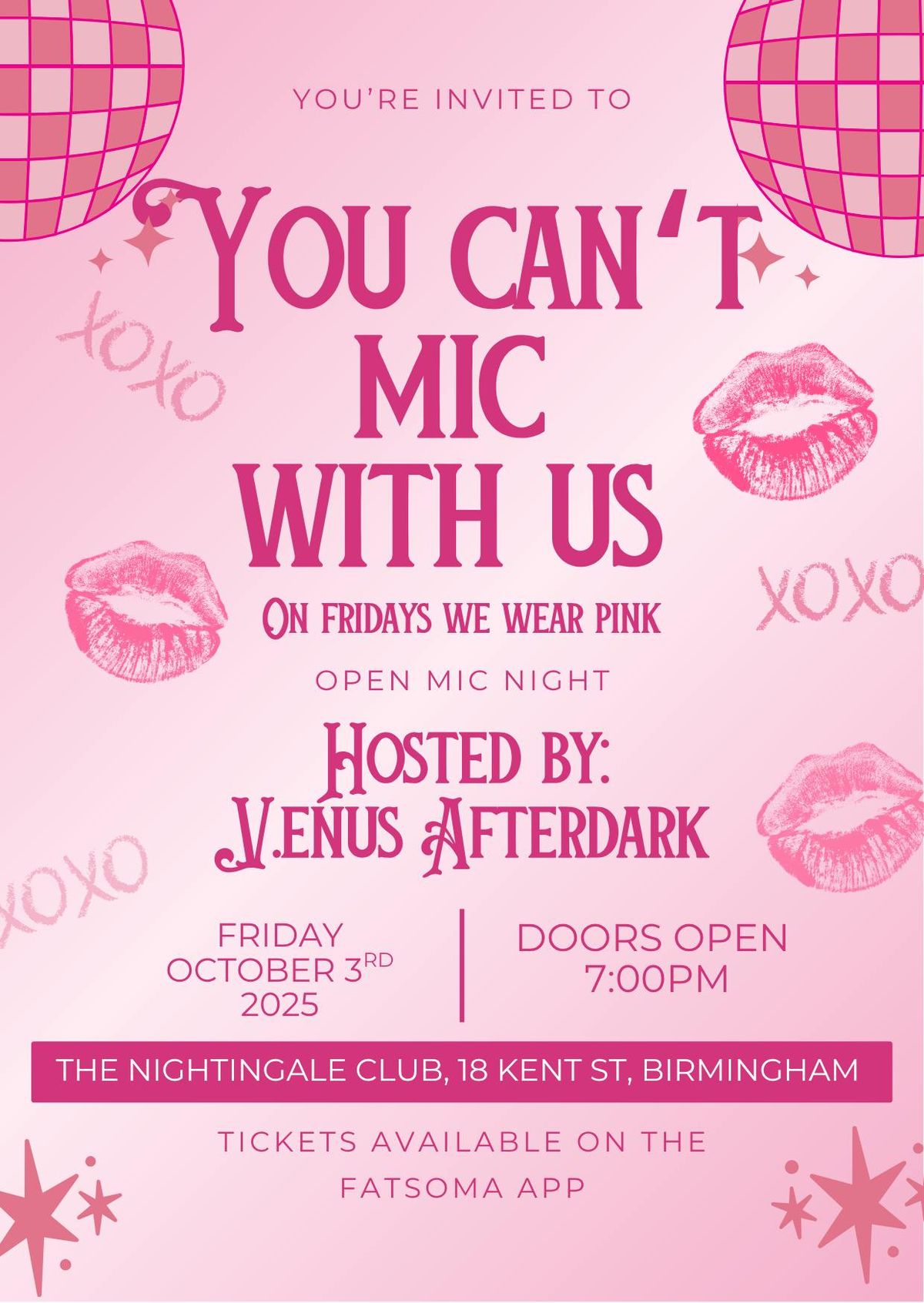 You Can't Mic With Us: Open Mic Night, 3 October | Event in Birmingham | AllEvents