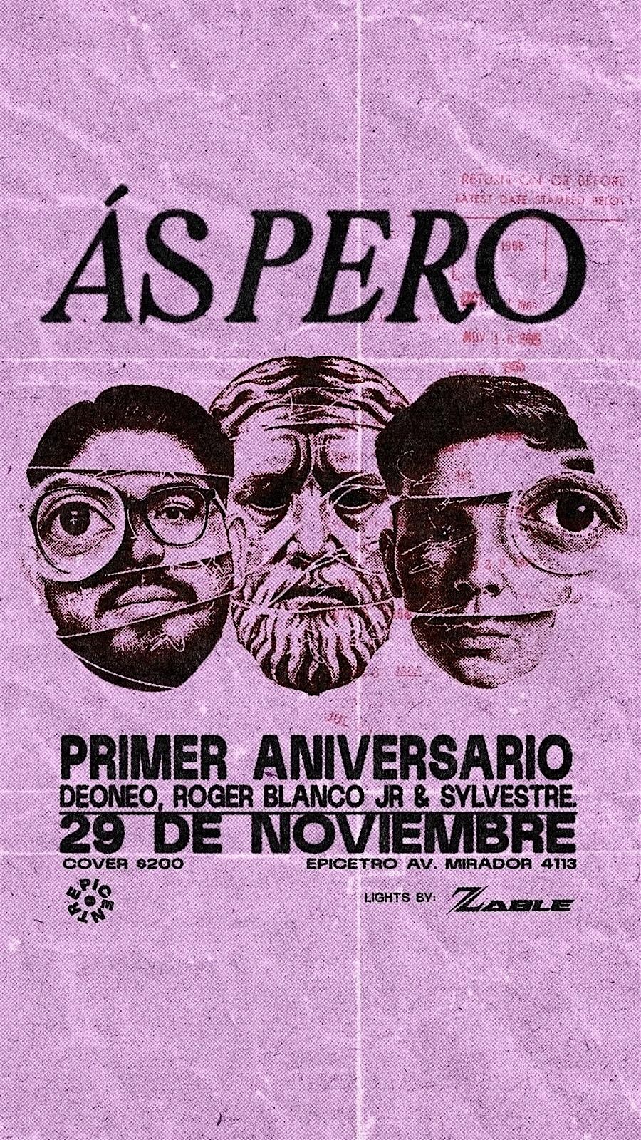 Áspero 1er Aniversario, 29 November | Event in Chihuahua | AllEvents