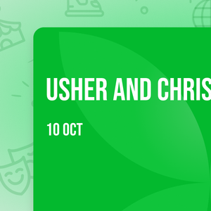 Usher and Chris Brown