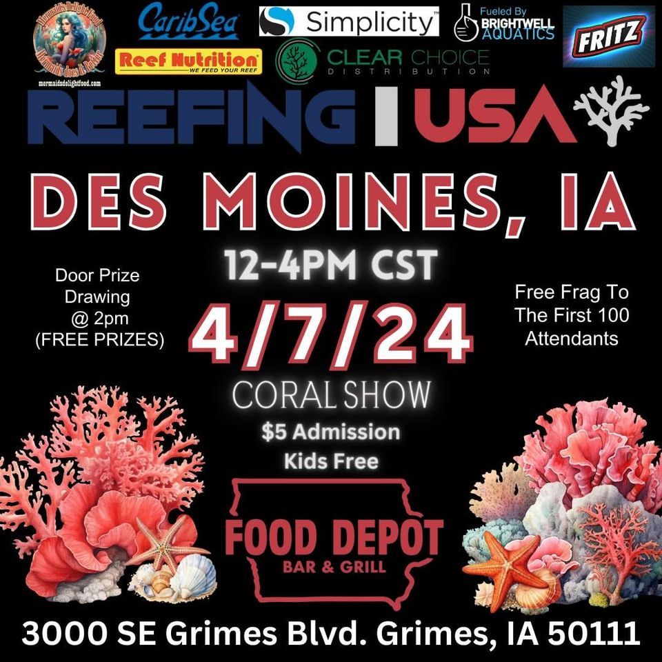 ReefingUSA Des Moines IA , Food Depot Bar & Grill, Grimes, 7 April 2024