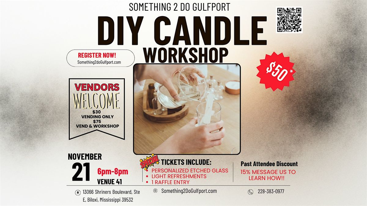 Copy of DIY Candle Making Workshop, 21 November | Event in Biloxi | AllEvents
