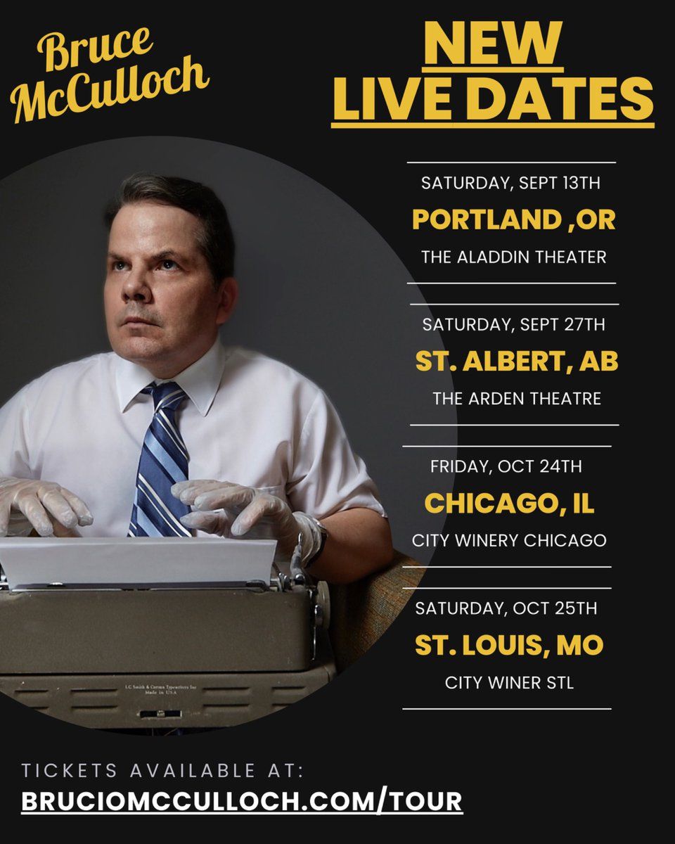 Bruce McCulloch at Bella Concert Hall, 9 April | Event in Calgary | AllEvents