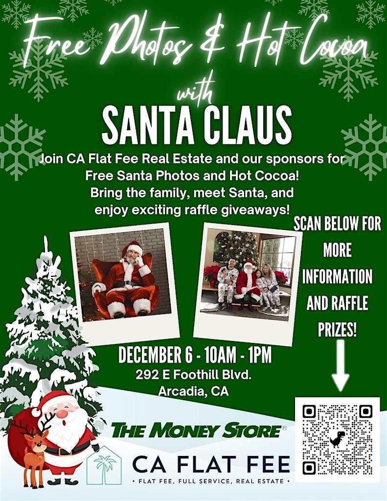 Free Photos with Santa, Hot Cocoa and RAFFLE PRIZES!!!, 6 December | Event in Arcadia | AllEvents
