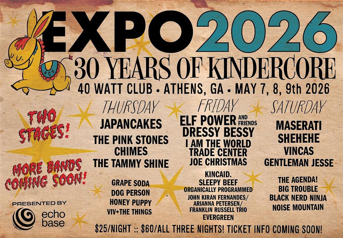 EXPO2026: 30 YEARS OF KINDERCORE, 8 May | Event in Athens | AllEvents
