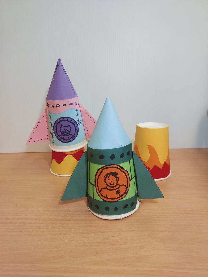 Paper Cup Launchable Rockets @ Mount Larcom Library, Gladstone Regional ...