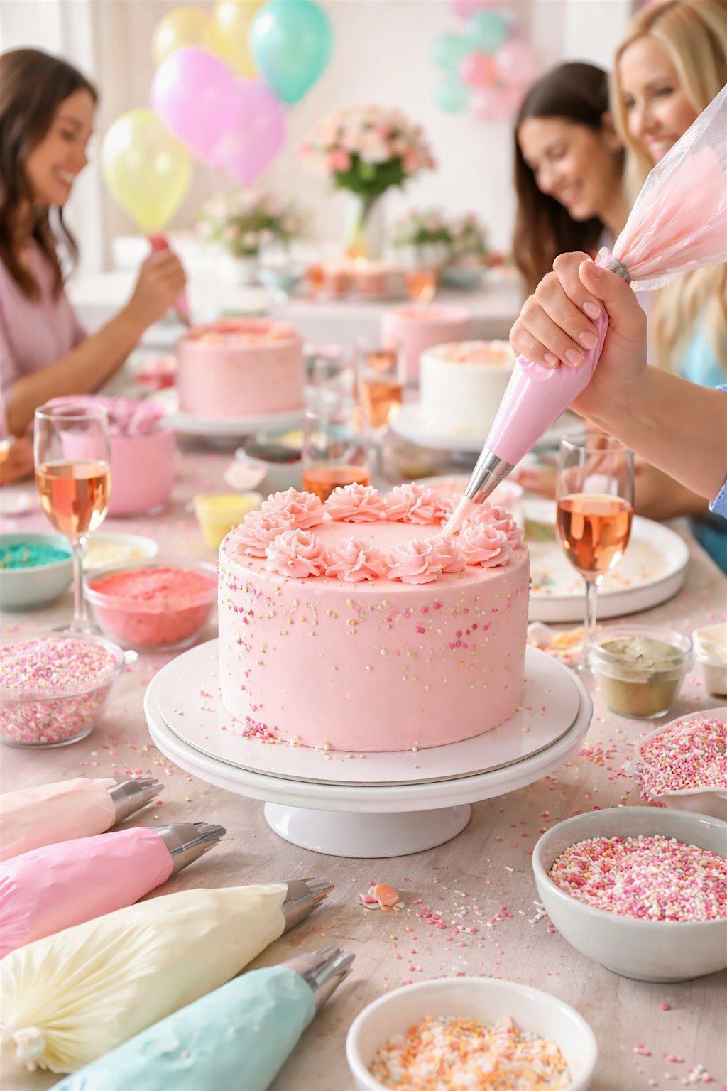 Sips and Tips Basic Cake Decorating Class